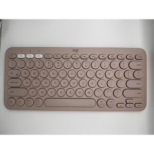 Logitech K380 Bluetooth Multi Device Keyboard‎ Wireless Compact w Sleeve Rose